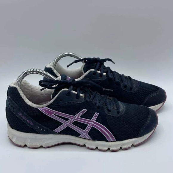 Asics Womens Rush 33 Running Shoes Blue 8.5 M - Picture 1 of 10
